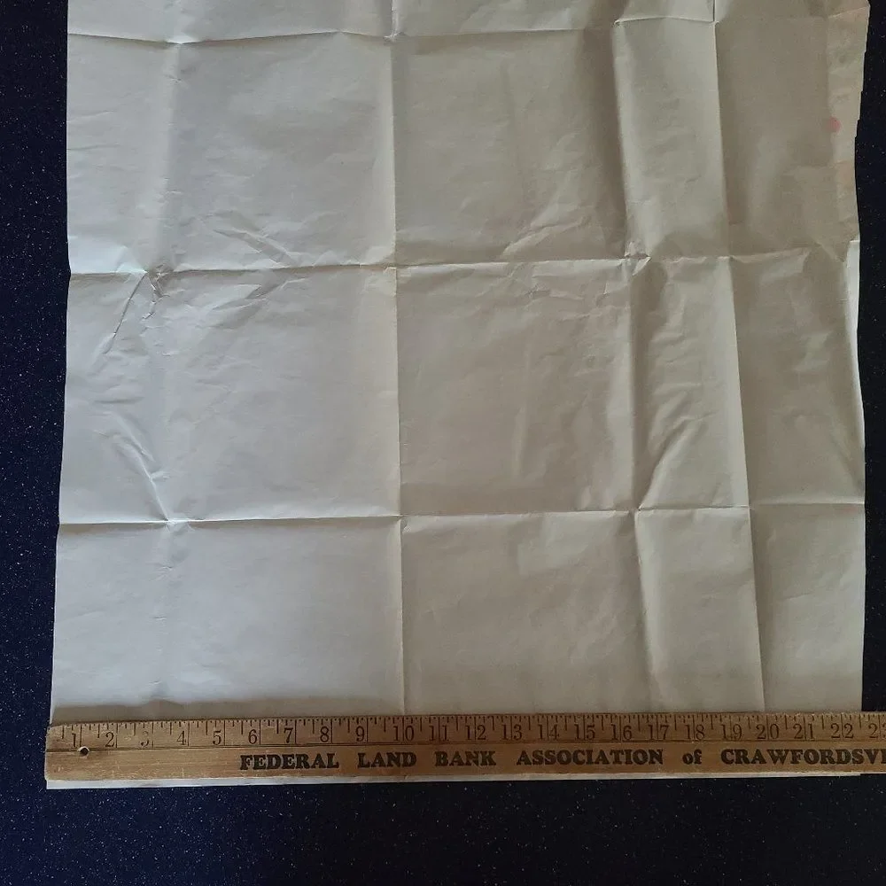 American Greetings Vintage Wrapping Paper - Baby - Partial Sheet - Vintage Retro
